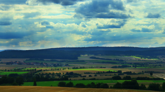 Blick über die Dörfer
